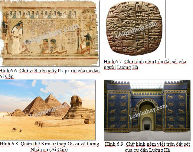 Những thành tựu văn hóa tiêu biểu trong chương trình lịch sử lớp 6